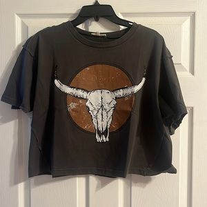 Cow Skull graphic Tee